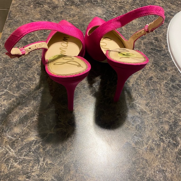 Used Sam Edelman pink sandals shoes - Picture 2 of 3